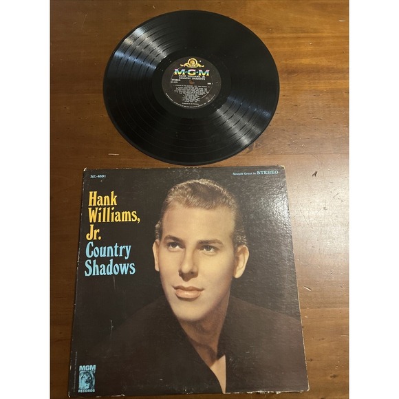 Other - Hank Williams Jr  Country Shadows (record lp, MGM) VG-VG+